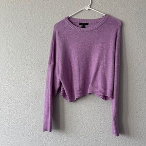 Forever 21 Lavender Crew Neck Sweater